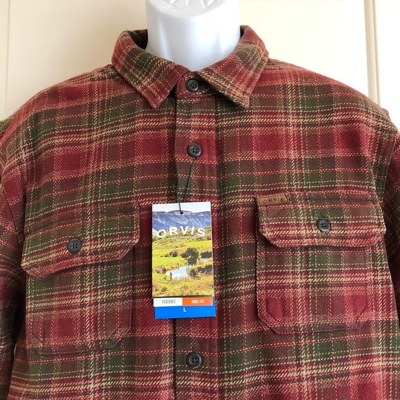 Orvis LS Flannel Shirt NWT - Picture 3 of 6